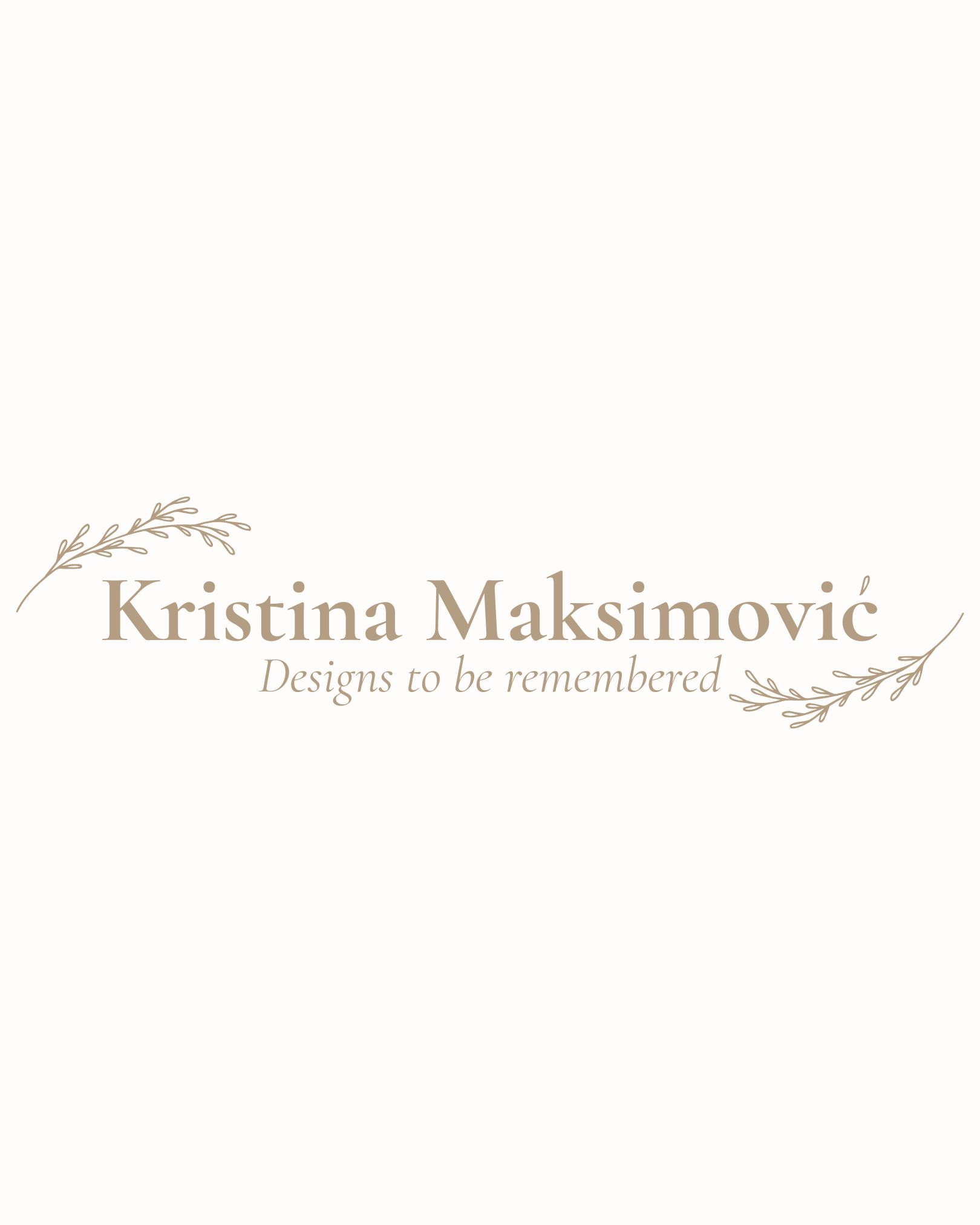 Kristina Maksimovic launch graphic