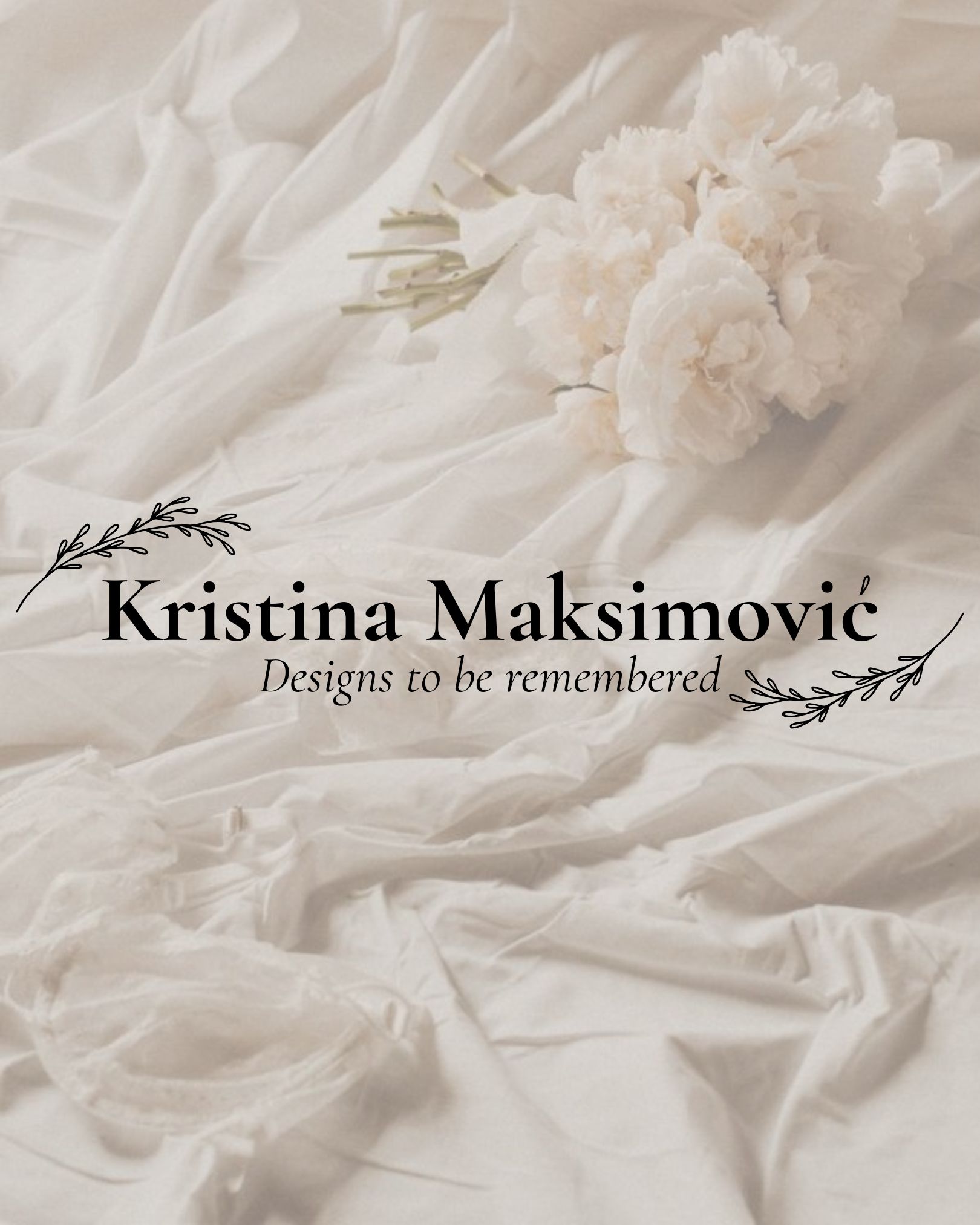 Kristina Maksimovic launch graphic